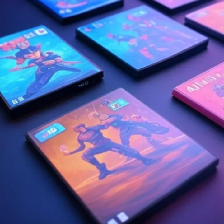 Uitgelichte games showcase met verschillende gamecovers