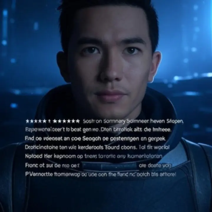 Coverart van een sci-fi gamewereld met neon stadslandschap